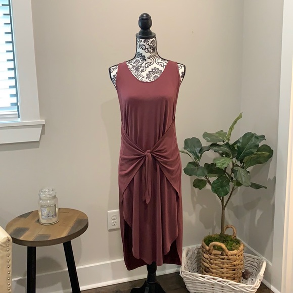 Lush Dresses & Skirts - Lush | Tie Front Tank Dress Sz S